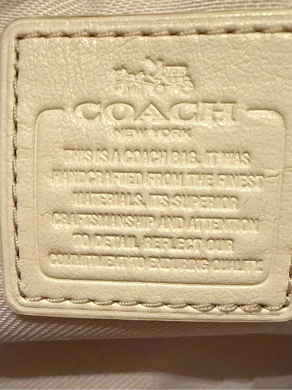 Coach Floral Leather Cosmetic Bag Pouch